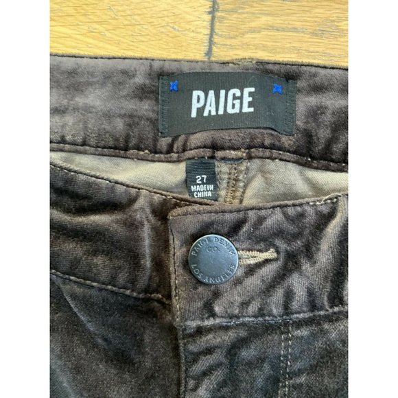 Paige Verdugo Ankle Skinny Pant Deep Juniper 27 - Picture 10 of 12